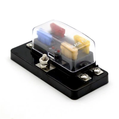 4 slota drošinātāju turētājs ar LED automašīnām