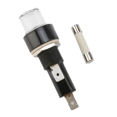 6.3   X   30 mm   panelis   stiprinājums   drošinātājs   turētājs   ar   LED